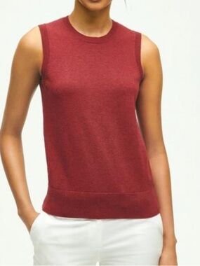 Brooks Brothers Sleeveless Supima Cotton Shell NEW